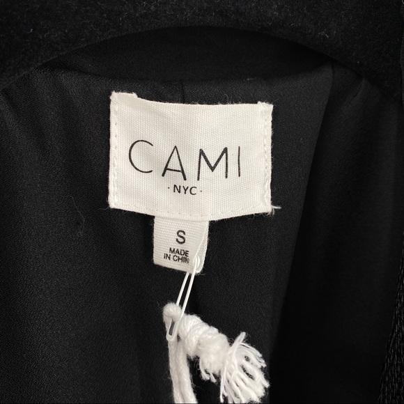 🔥Cami NYC The Kyra Black Sequin Belted Long Coat🔥 - Picture 9 of 12